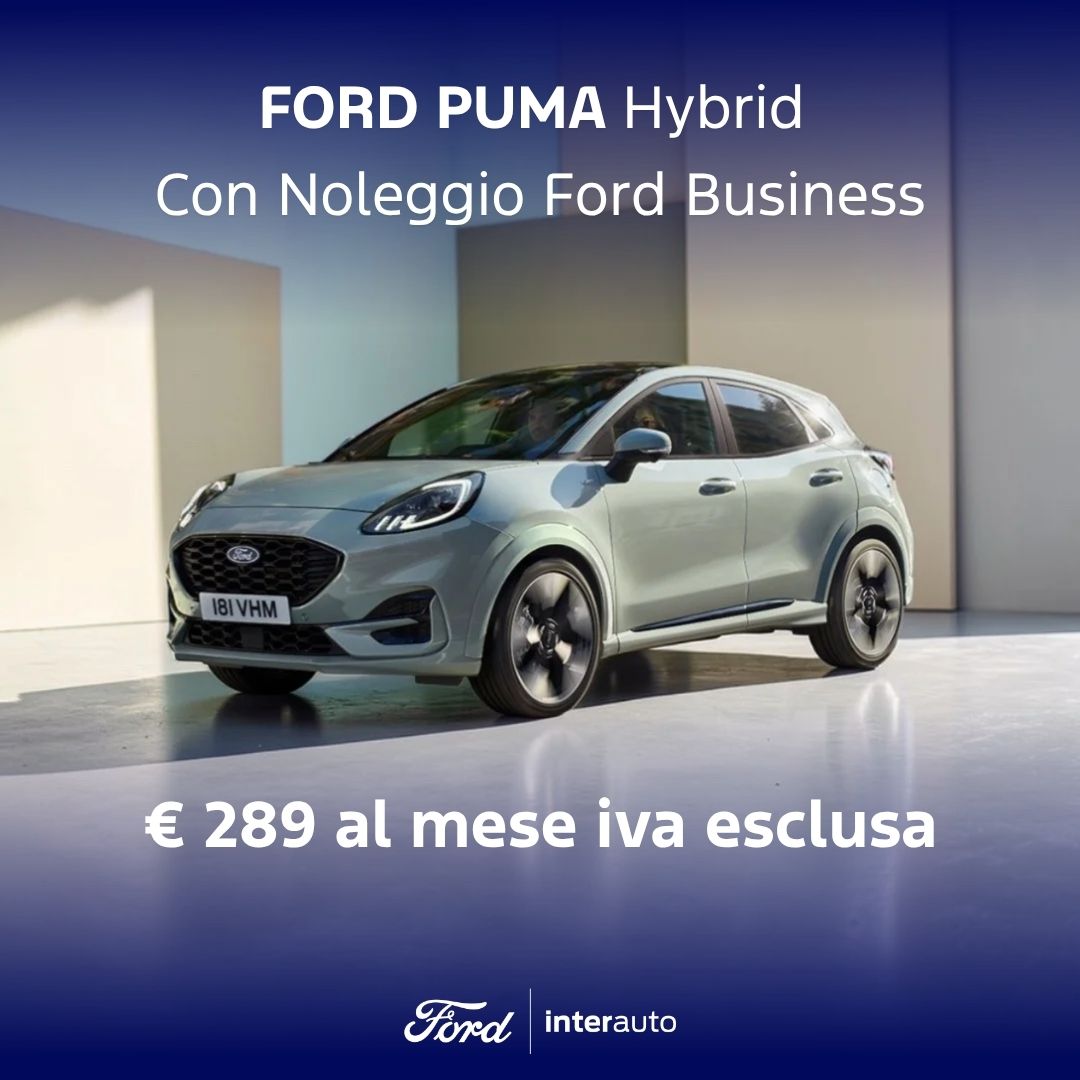 Ford Puma Grigia Noleggio Agosto 2026