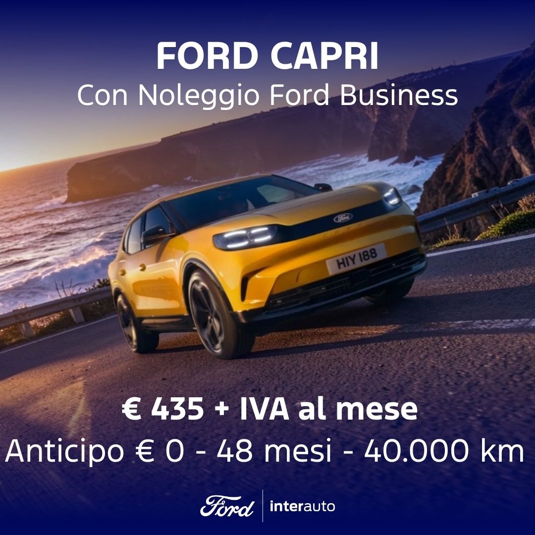 Capri Standard Range Gialla Noleggio Promo Ottobre2026