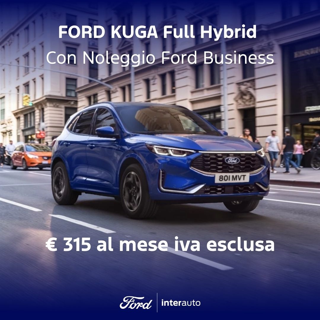 Ford Kuga Full Hybrid Noleggio Business Interauto