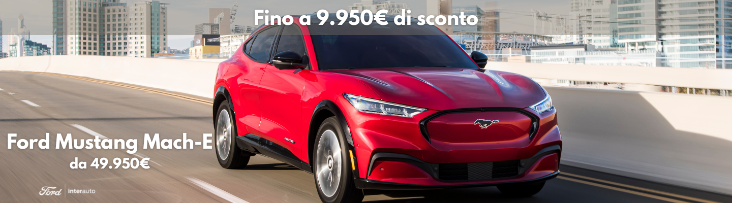 Ford Mustang Mach E Promo Luglio Banner