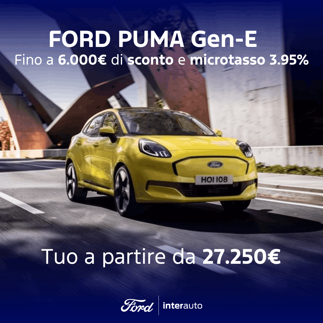 Ford Puma Gen E Promozione Aprile 2026 (1)