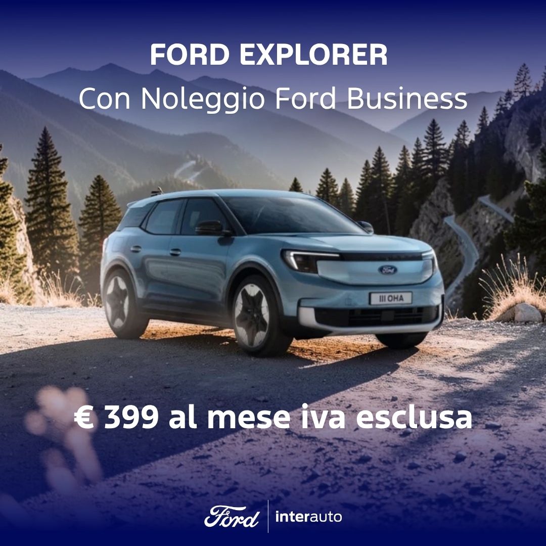 Ford Explorer Noleggio Business Interauto