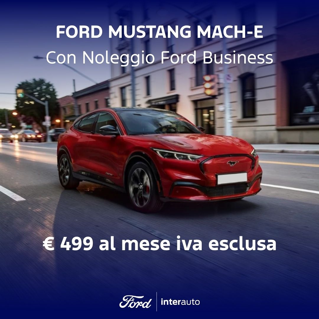 Ford Mustang Mach E Noleggio Business Interauto