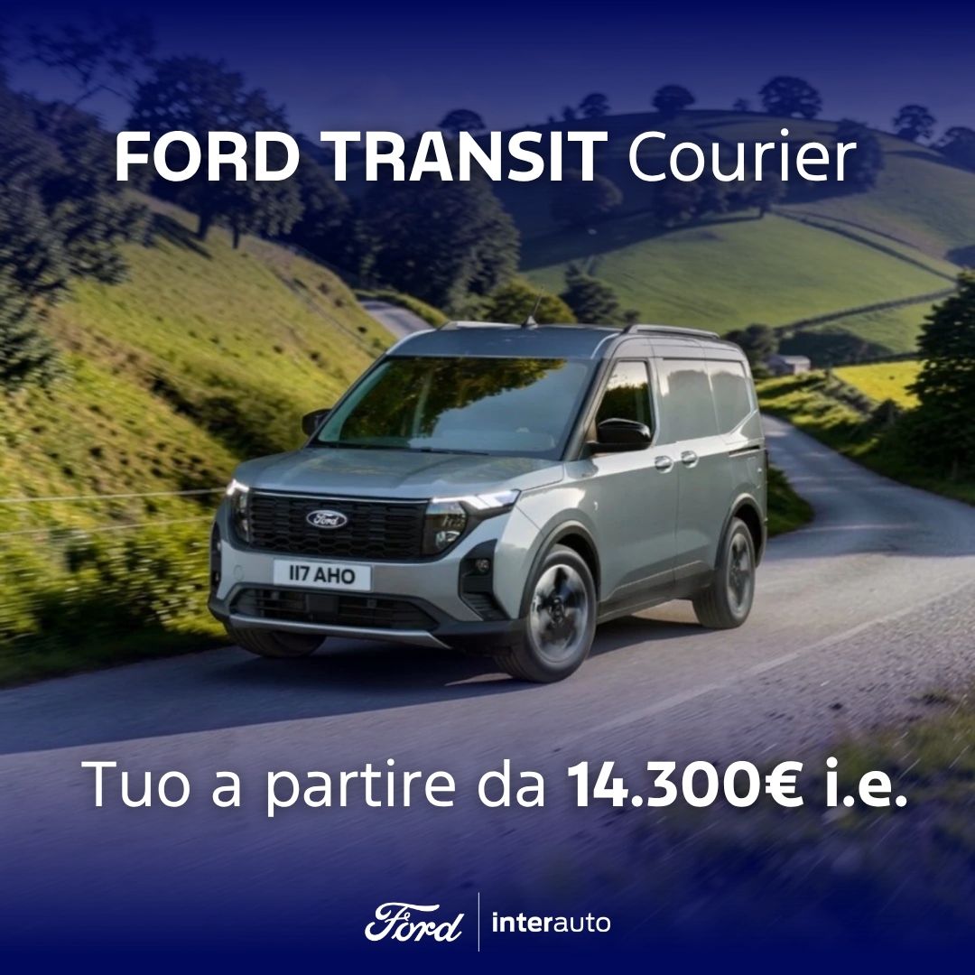 Ford Transit Courier Grigio Promozione Agosto