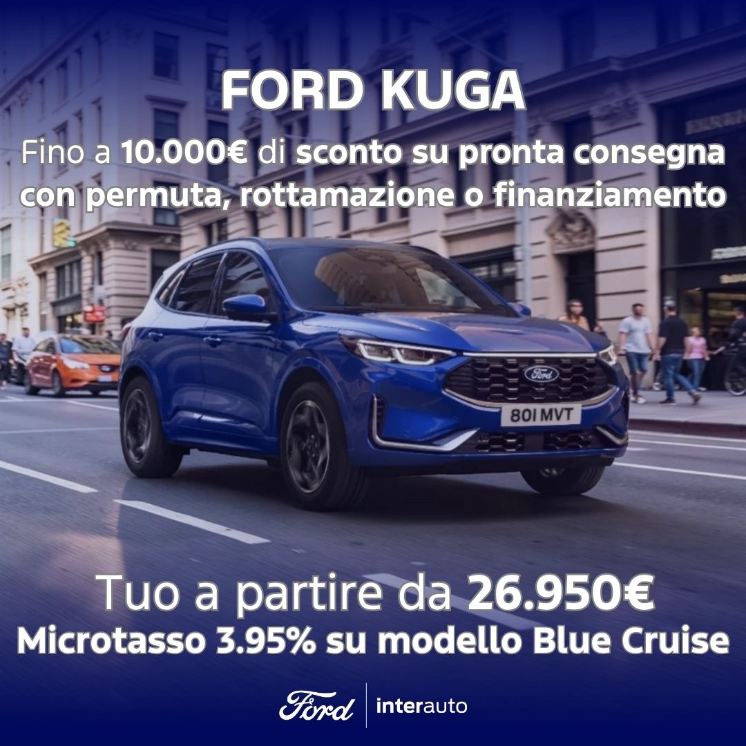 Ford Kuga Blu Promozione Settembre 2026