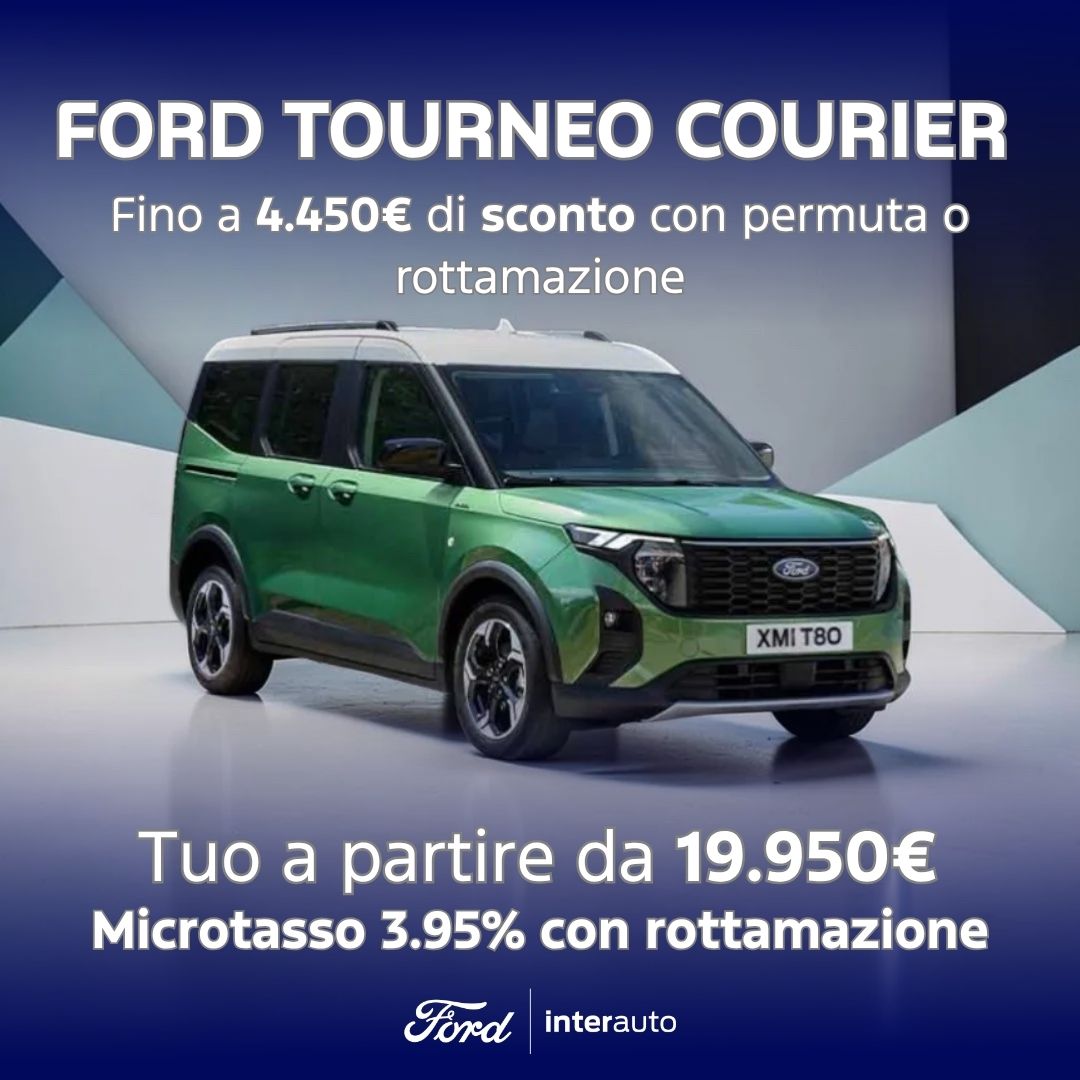 Ford Tourneo Courier Verde Promozione Settembre 2026