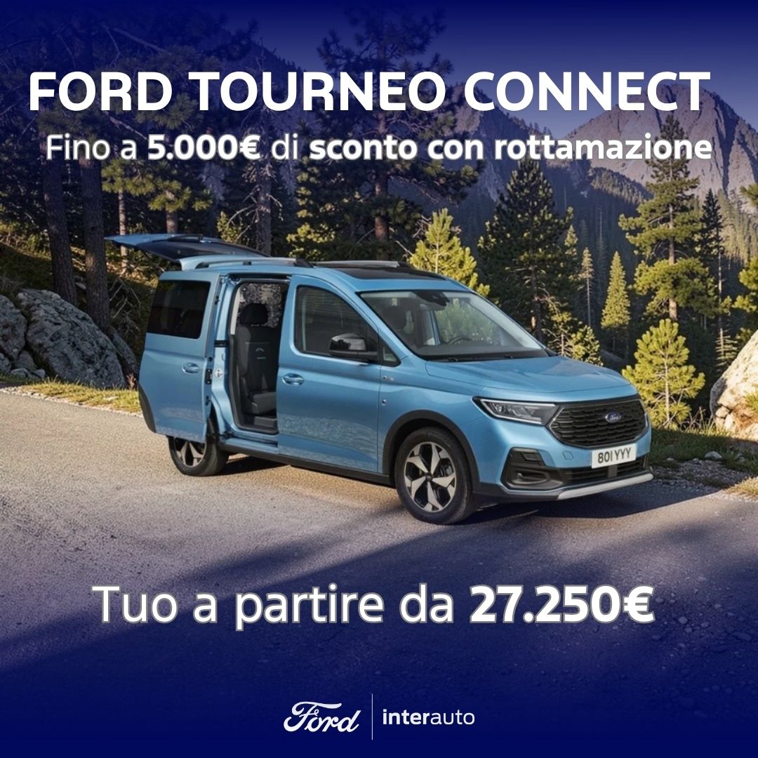 Tourneo Connect Plus Azzurro Promozione Ottobre2026