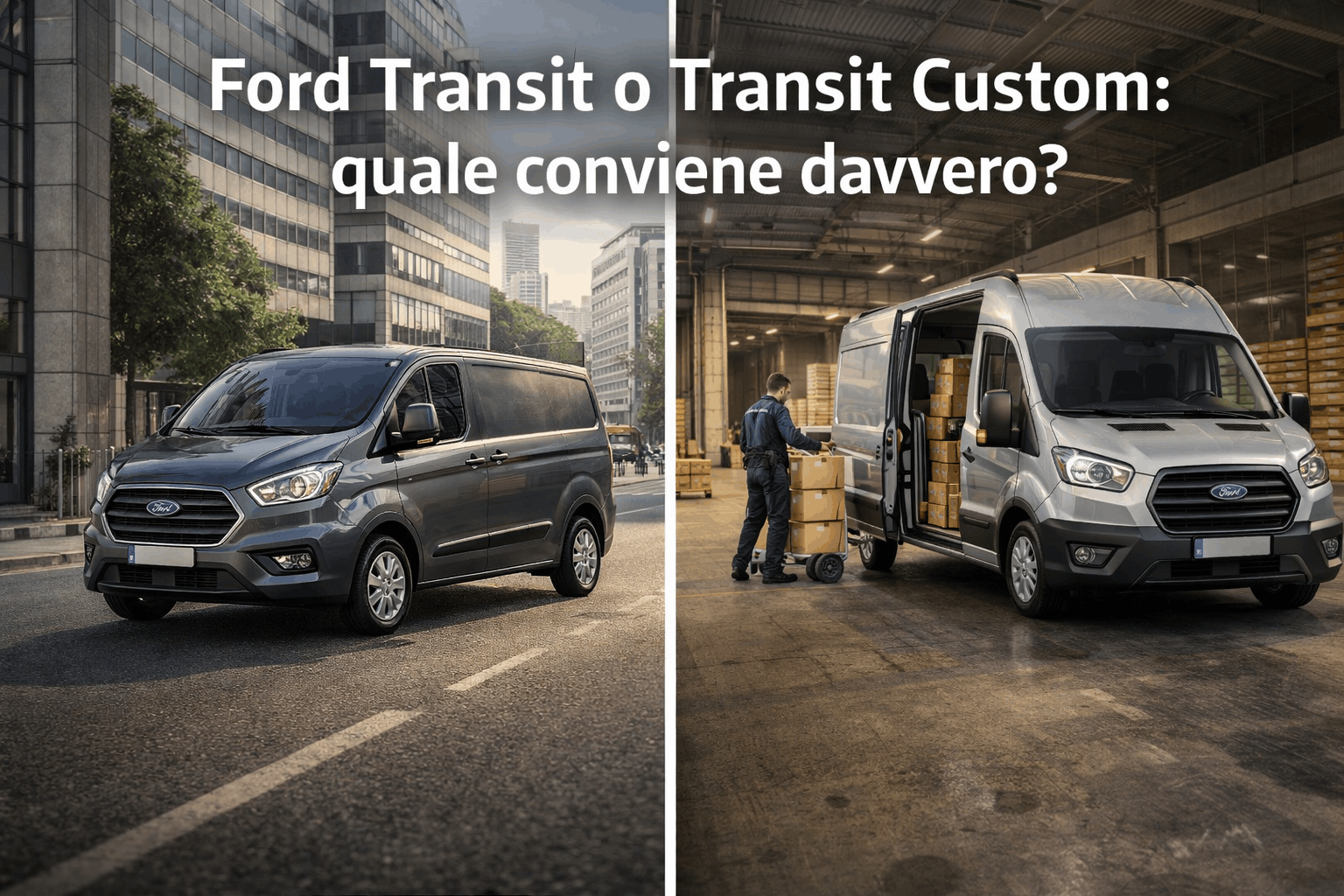 Transit Custom Van Quale Conviene