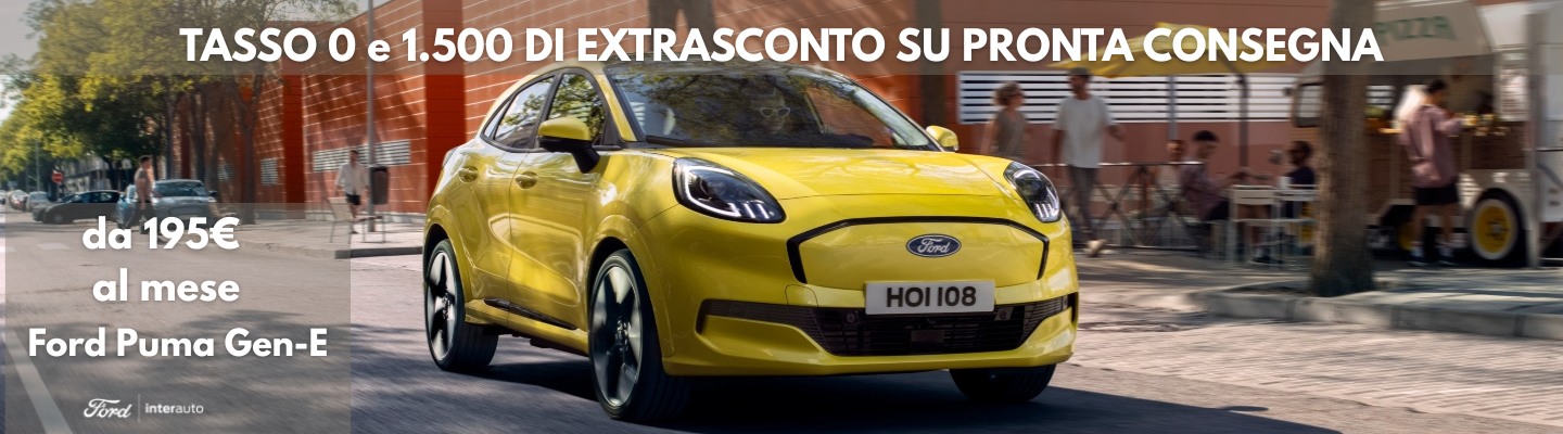 Ford Puma Gen E Promo Giugno Slider