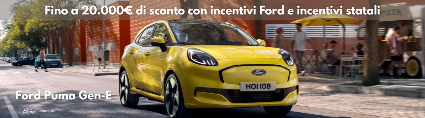 Ford Puma Gen E Promozione Settembre Incentivi